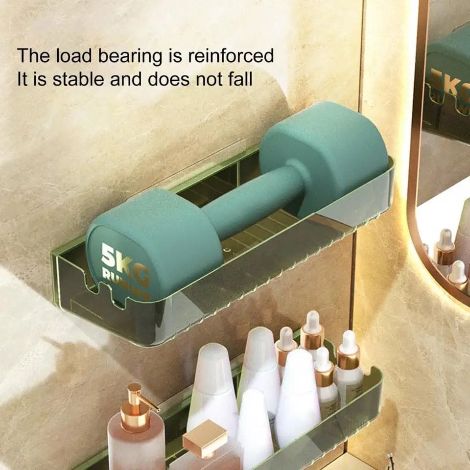 Letter Print Bathroom Storage Shelf, Wall-mounted Seasoning Keep Neat, Acrylic Sundries Storage Rack, Practical Anti-crack Storage Rack, Multifunctional Transparent Dorm Cosmetic Storage Rack, Multipurpose Countertop Basket, Bathroom Kitchen Storage Rack Letter Print Bathroom Storage Shelf, Wall-mounted Seasoning Keep Neat, Acrylic Sundries Storage Rack, Practical Anti-crack Storage Rack, Multifunctional Transparent Dorm Cosmetic Storage Rack, Multipurpose Countertop Basket, Bathroom Kitchen Storage Rack